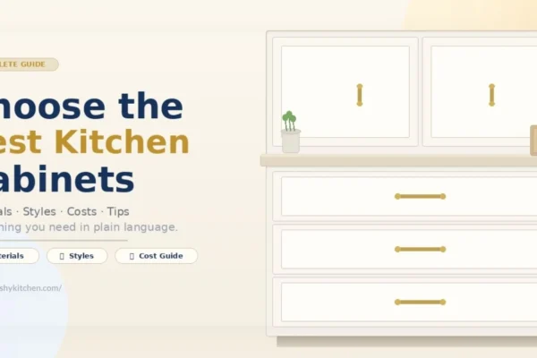Modern kitchen with stylish cabinets and smart storage design