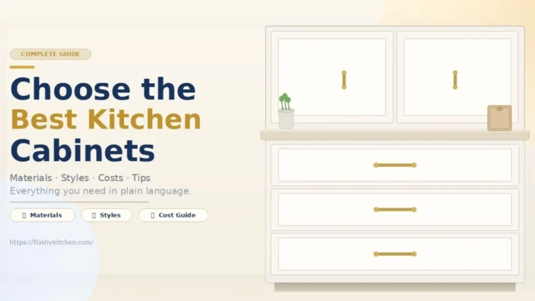 Modern kitchen with stylish cabinets and smart storage design