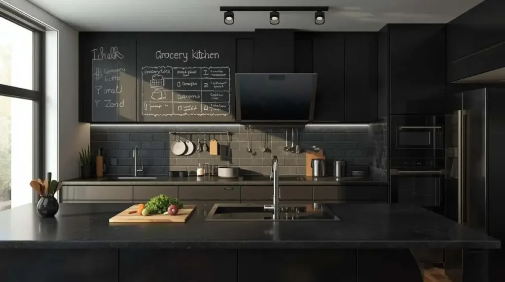 5. Magnetic Chalkboard Wallpaper (Grocery Zone)