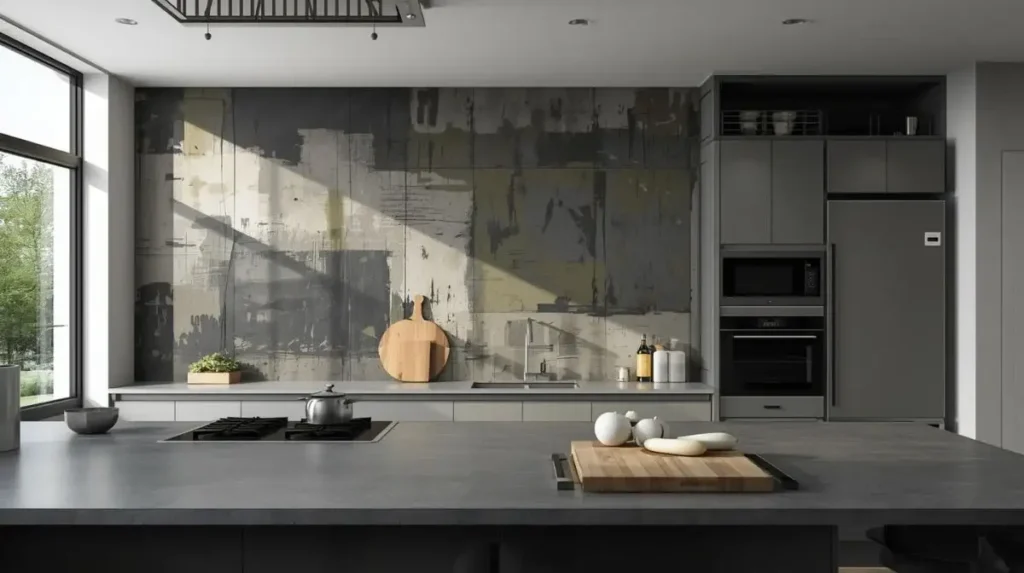 The “Grudge” Pattern (Anti‑Trend) WALLPAPER KITCHEN