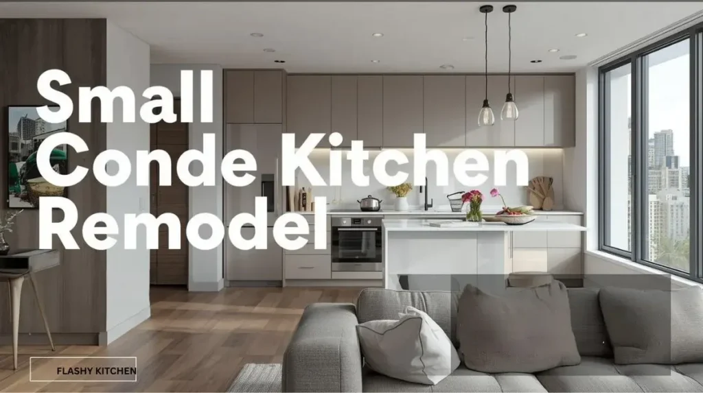 Small Condo Kitchen Remodel with Smart Storage Solutions and Space-Saving Appliances