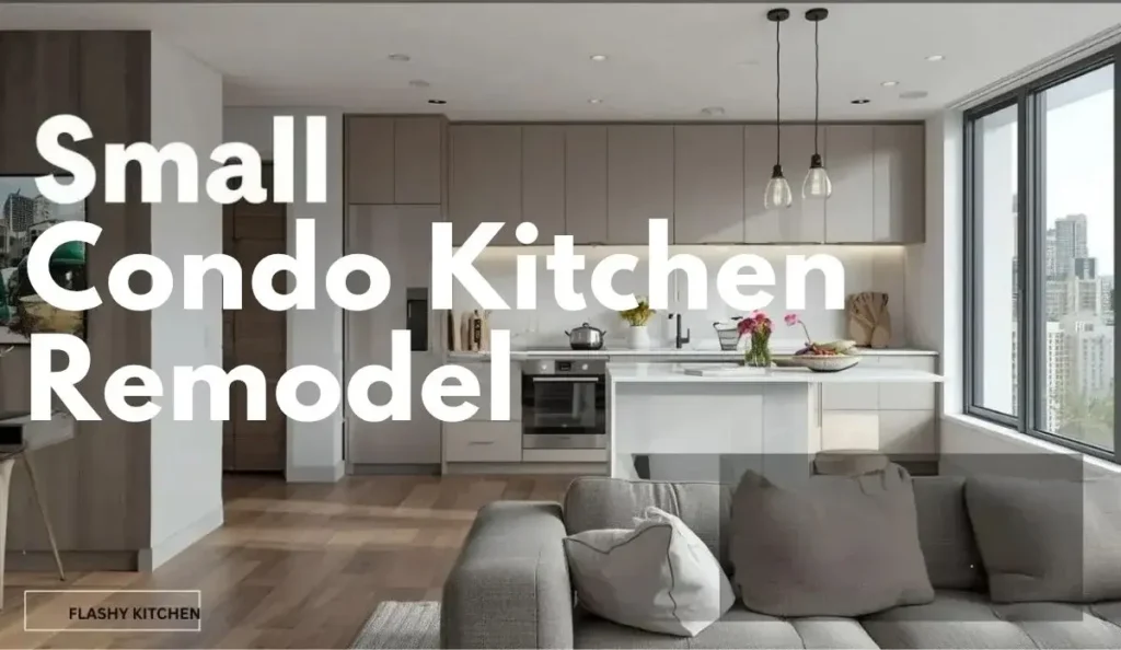 Small Condo Kitchen Remodel with Smart Storage Solutions and Space-Saving Appliances