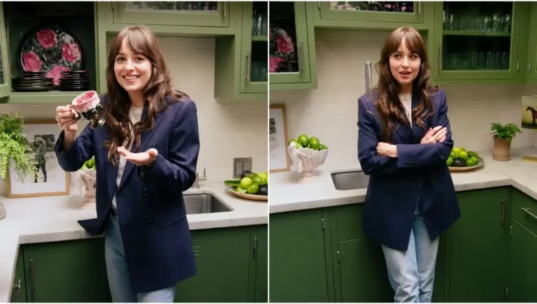 Dakota Johnson Kitchen: Green Cabinets & Design Ideas