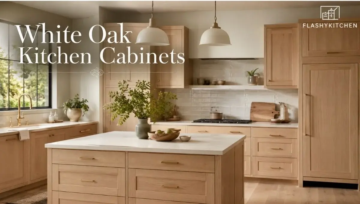 White Oak Kitchen Cabinets