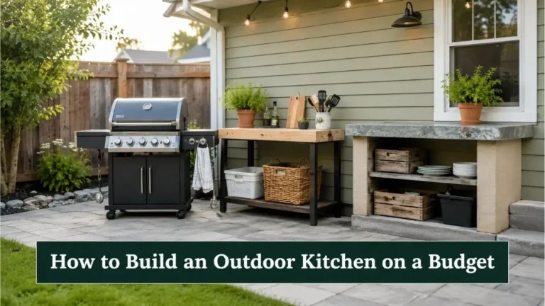 How to Build an Outdoor Kitchen on a Budget