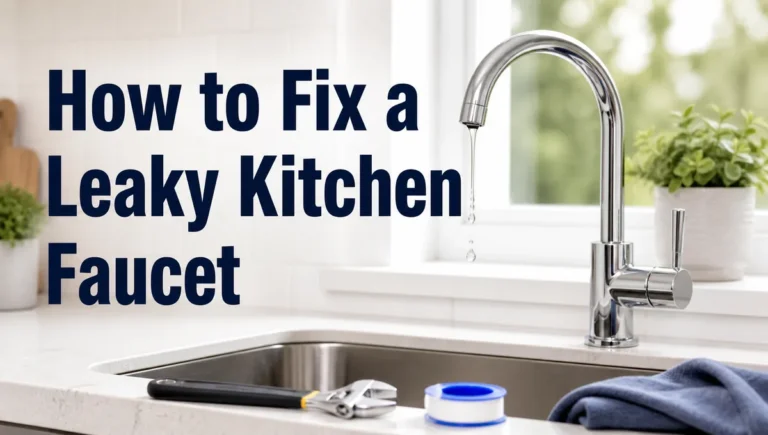 How to Fix a Leaky Kitchen Faucet