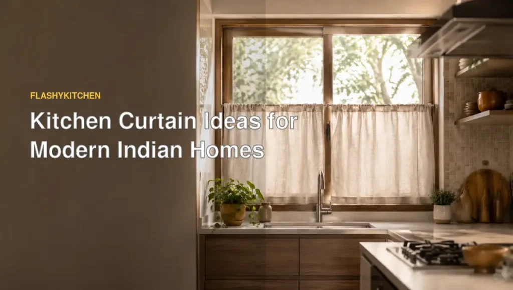 Kitchen curtain ideas for modern Indian homes