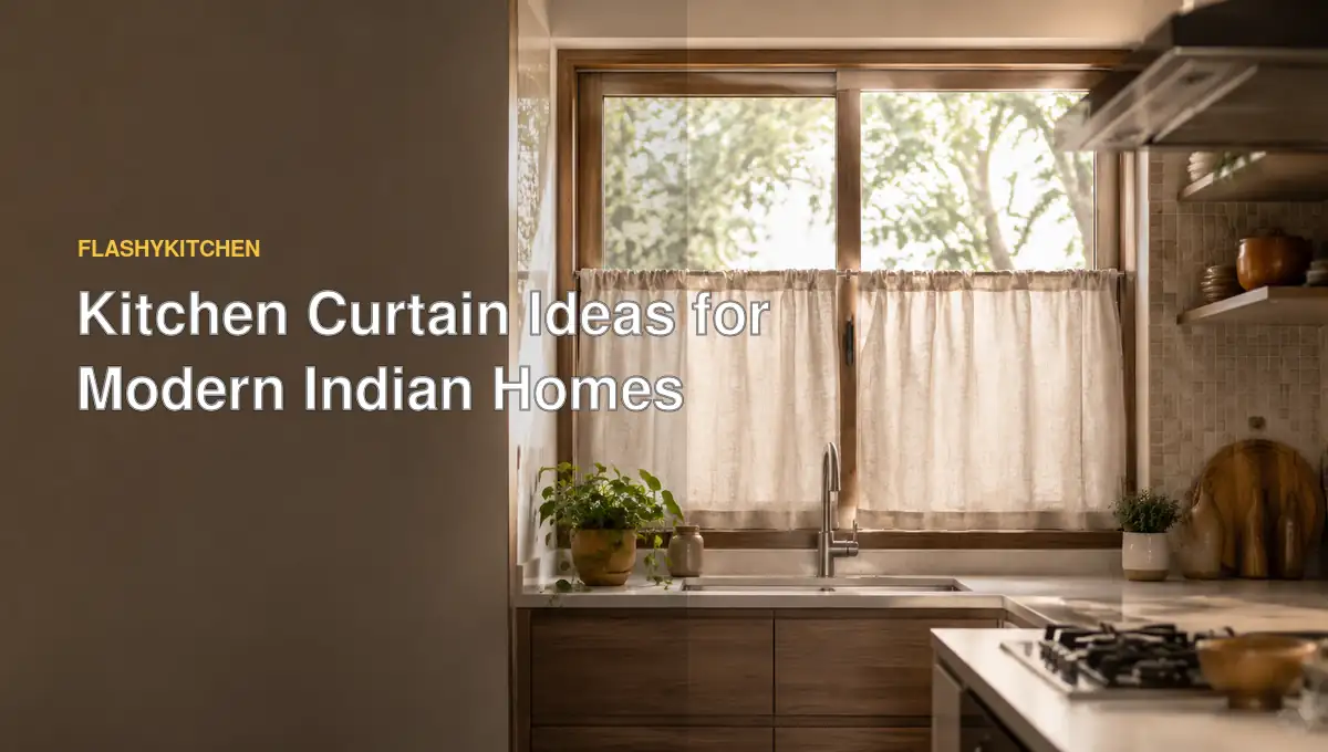 Kitchen curtain ideas for modern Indian homes