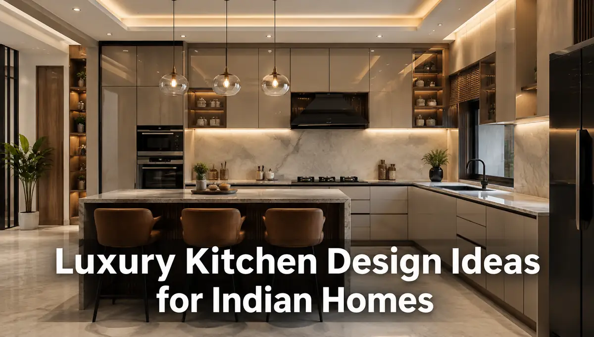 Luxury kitchen design ideas for modern Indian homes