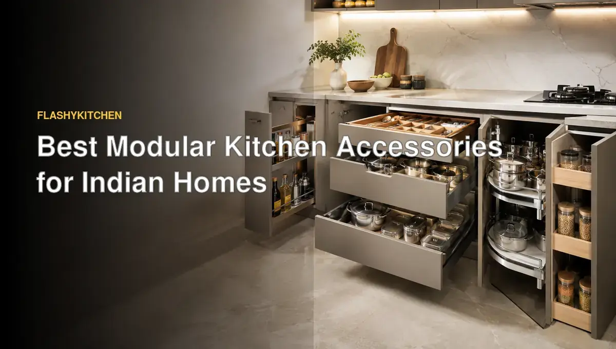Best modular kitchen accessories for Indian homes